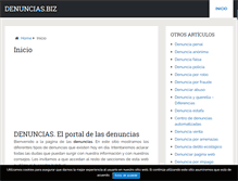 Tablet Screenshot of denuncias.biz